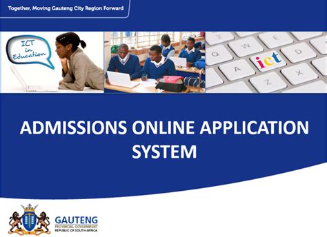 Online admission for the .